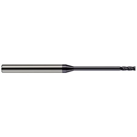 Harvey Tool 5/64 in. dia. x 0.2340 in. 15/64 x 1.1870 in. 1-3/16 Reach Carbide Square End Mill, 4 Flutes 838678-C3